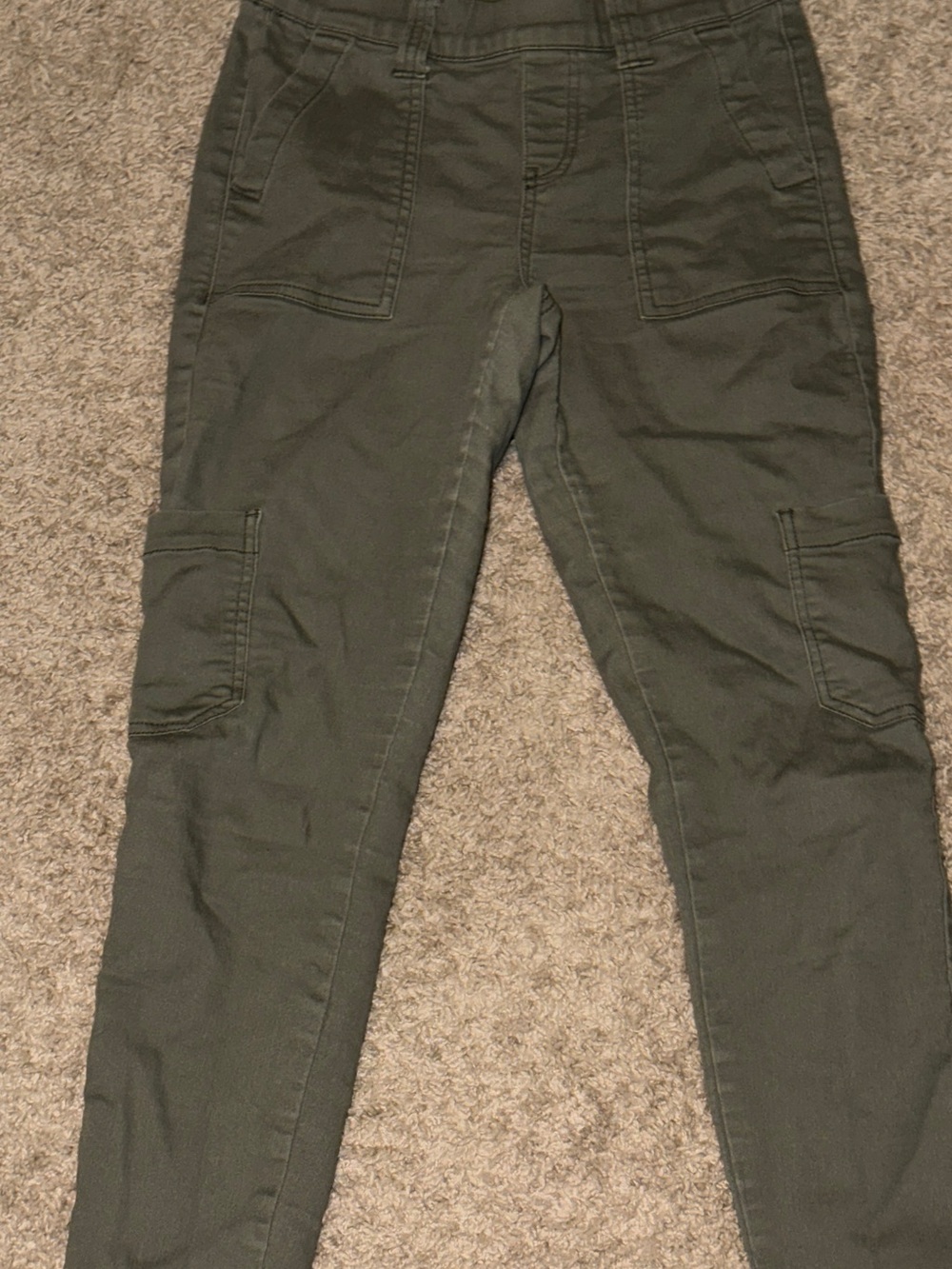 No Boundaries Olive Green Skinny Cargo Jeans